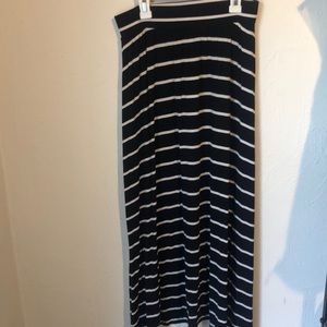 Striped Maxi Skirt